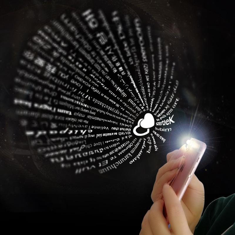 “I Love You in 100 Languages” Necklace with Eternal Rose Box