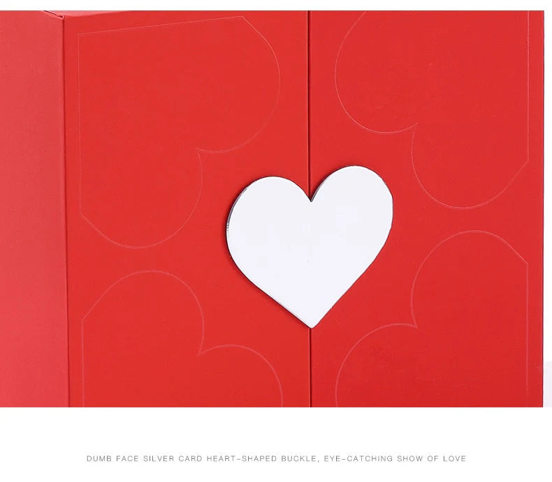 “I Love You in 100 Languages” Necklace with Eternal Rose Box