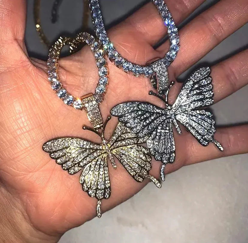Elegant Butterfly Pendant Necklace