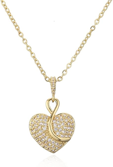 Elegant Infinity Heart Necklace