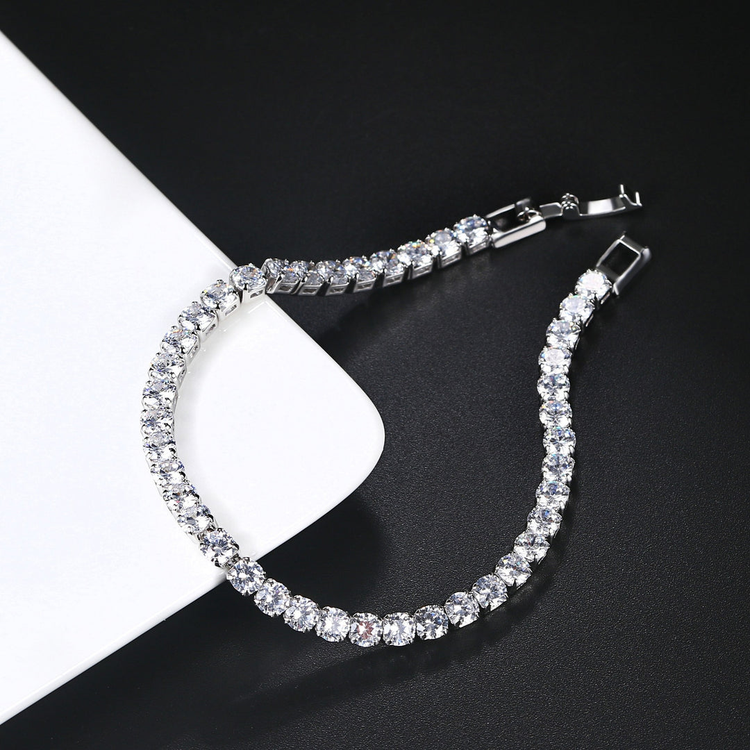 Tennis Pure 14k White Gold Bracelet