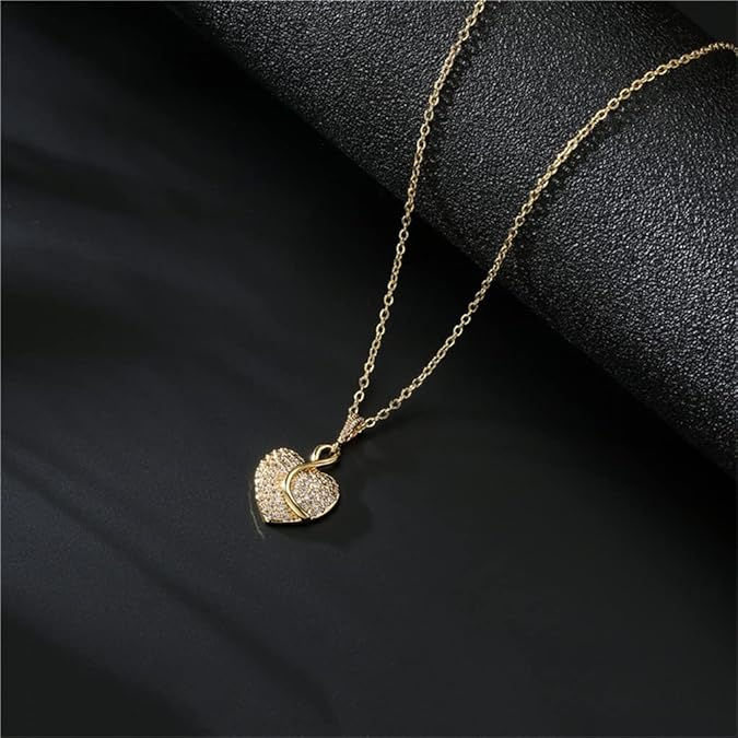 Elegant Infinity Heart Necklace