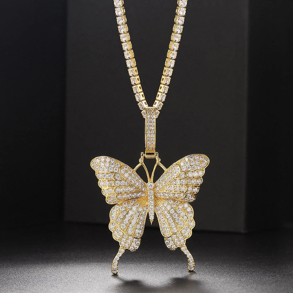 Elegant Butterfly Pendant Necklace