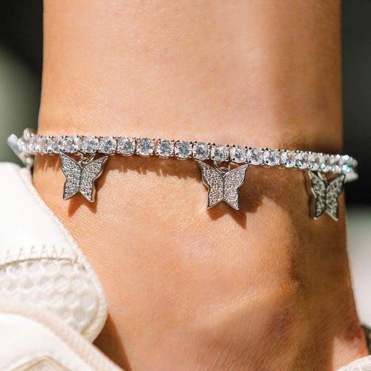 Starlight Cubic Zirconia Anklet