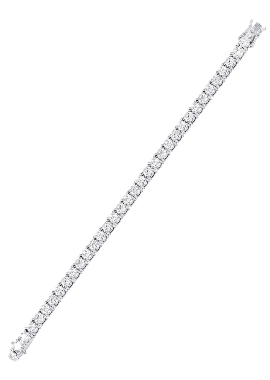 Tennis Pure 14k White Gold Bracelet
