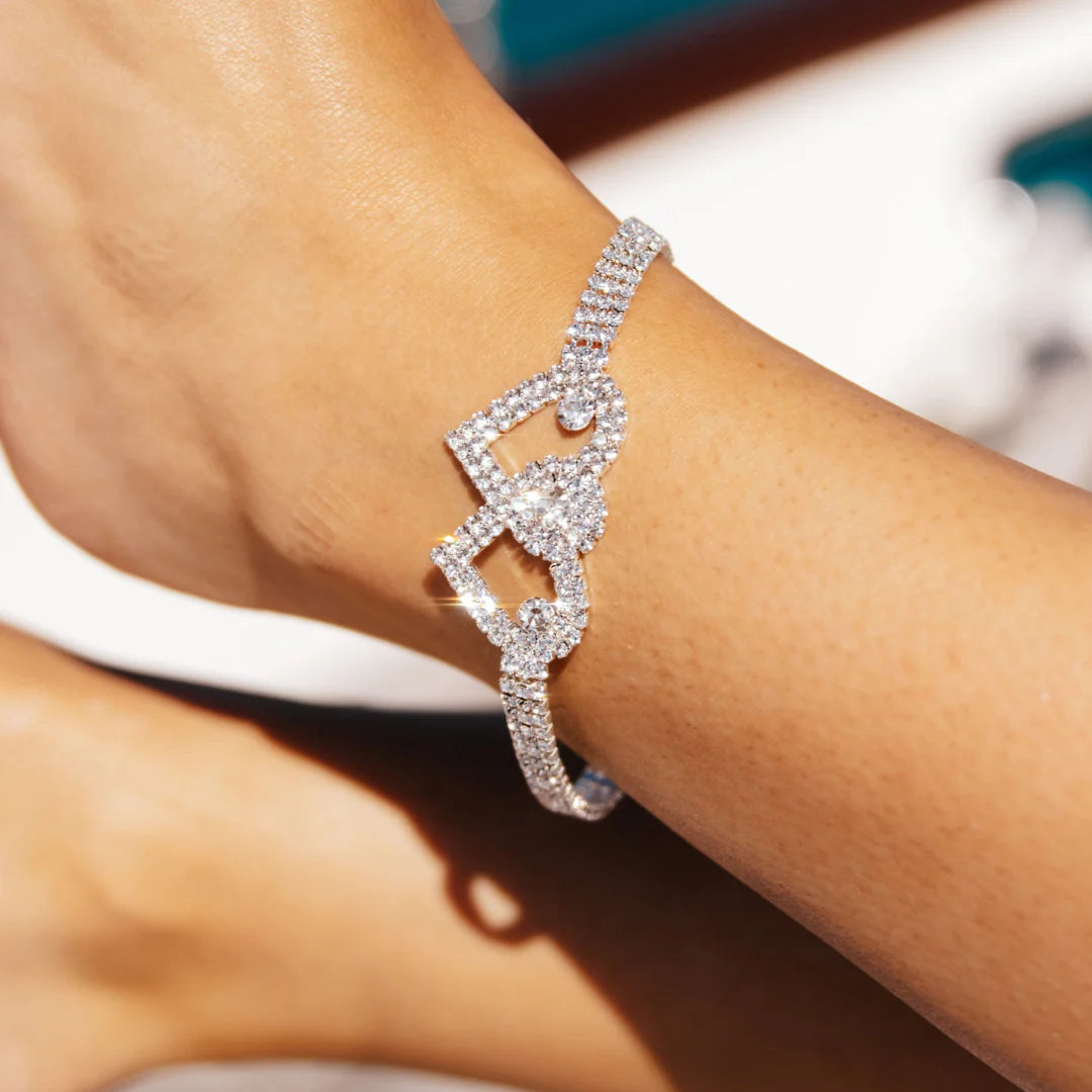 Radiant Heart Chain Anklet