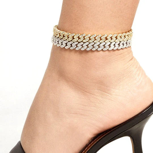 Regal Crystal Anklet