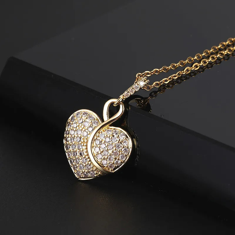 Elegant Infinity Heart Necklace